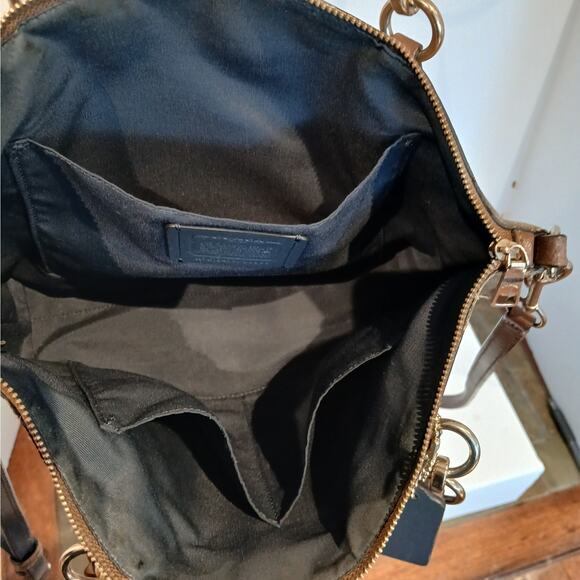 Coach- Kelsey - Satchel/Crossbody  No. C1847-F28989 - Khaki & Brown - Picture 5 of 14